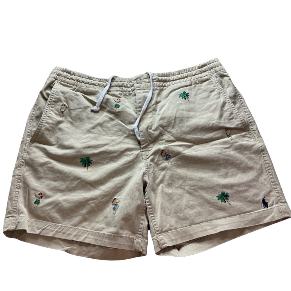 (EUC) Polo Ralph Lauren- Hawaiian Getaway Stretch Classic Fit Shorts, Size Large